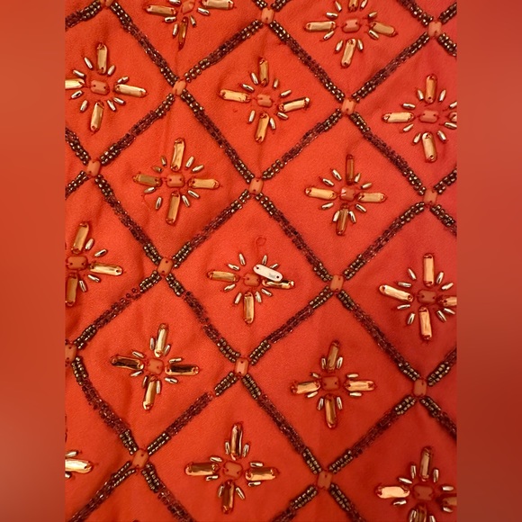 NBD Revolve Hypnotize Me Micro Mini Coral Beaded Dress NWOT Size Small - Picture 6 of 13